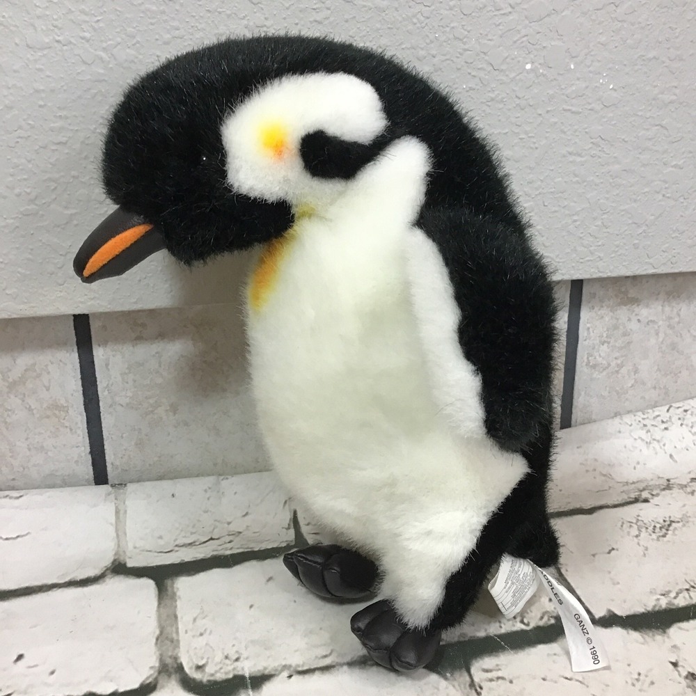 Ganz Heritage Collection Emperor Penguin Plush Realistic Stuffed Animal VTG 1990
